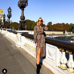 NWOT Equipment dress size 2 (XS) leopard print